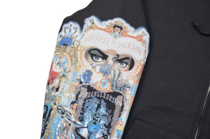 1:1 quality version Supreme x Michael Jackson Dangerous Zip Up Print Hoodie 2 colors 28889970