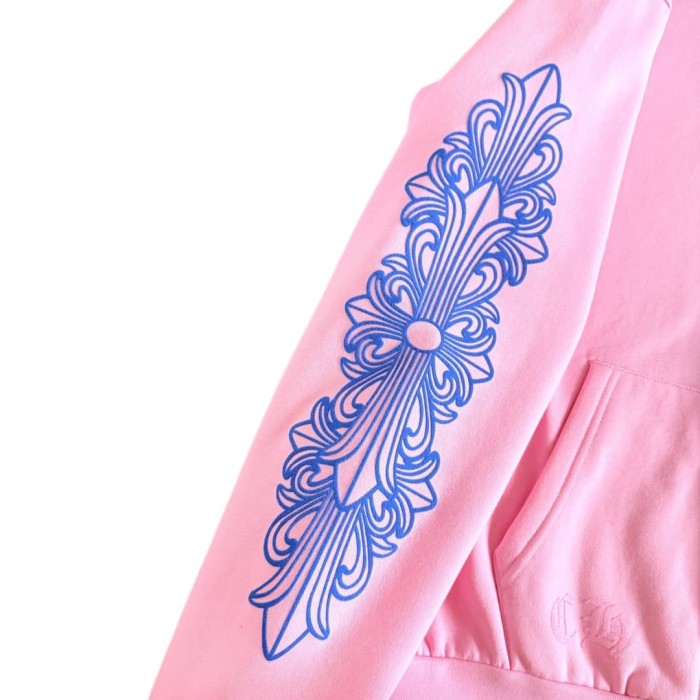 1:1 quality version Pink Cross Arm Print New York Anniversary Limited Edition Hoodie 28893086