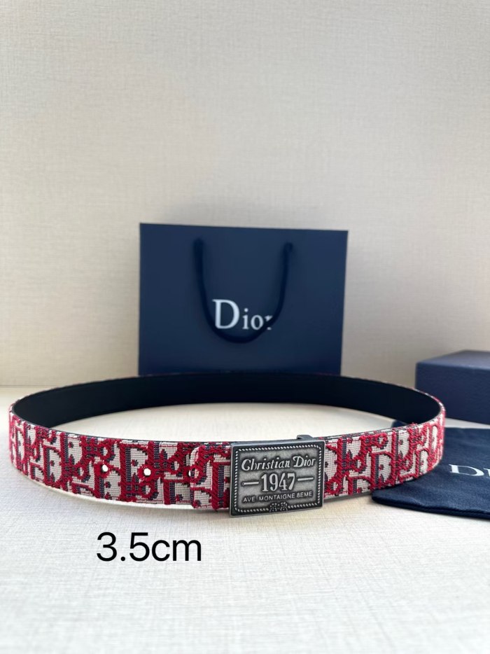 1:1 quality version Oblique Monogram 1947 Plaque Buckle Belt 5 colors 28894831