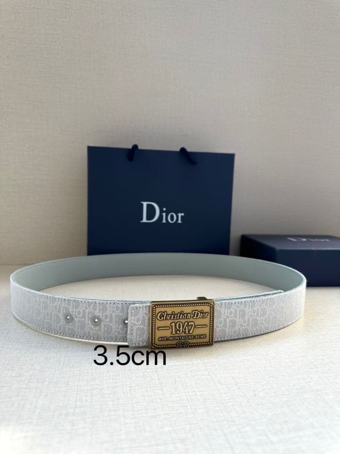 1:1 quality version Oblique Monogram 1947 Plaque Buckle Belt 5 colors 28894831