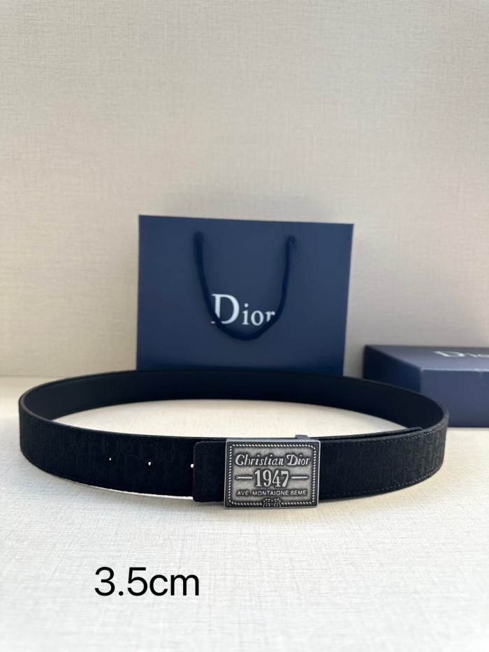 1:1 quality version Oblique Monogram 1947 Plaque Buckle Belt 5 colors 28894831