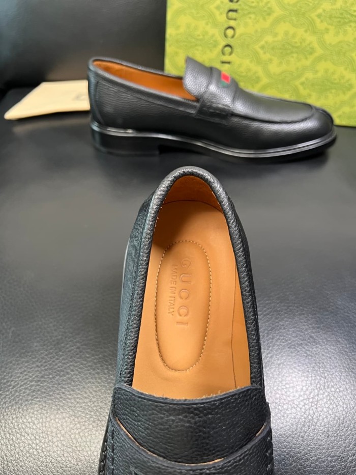 1:1 quality version Red and Green Webbing Men's Loafers 6 colors 28899672