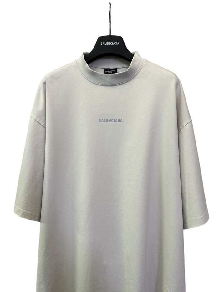 1:1 quality version Letter Logo Reflective Print Tee 2 colors 28903005