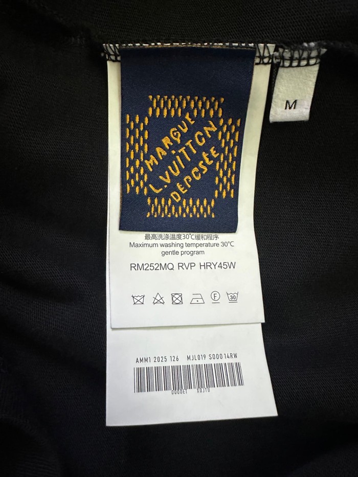 1:1 quality version Front and Back Logo Thick Pressure Adhesive Crew Neck Tee 3 colors 28903018