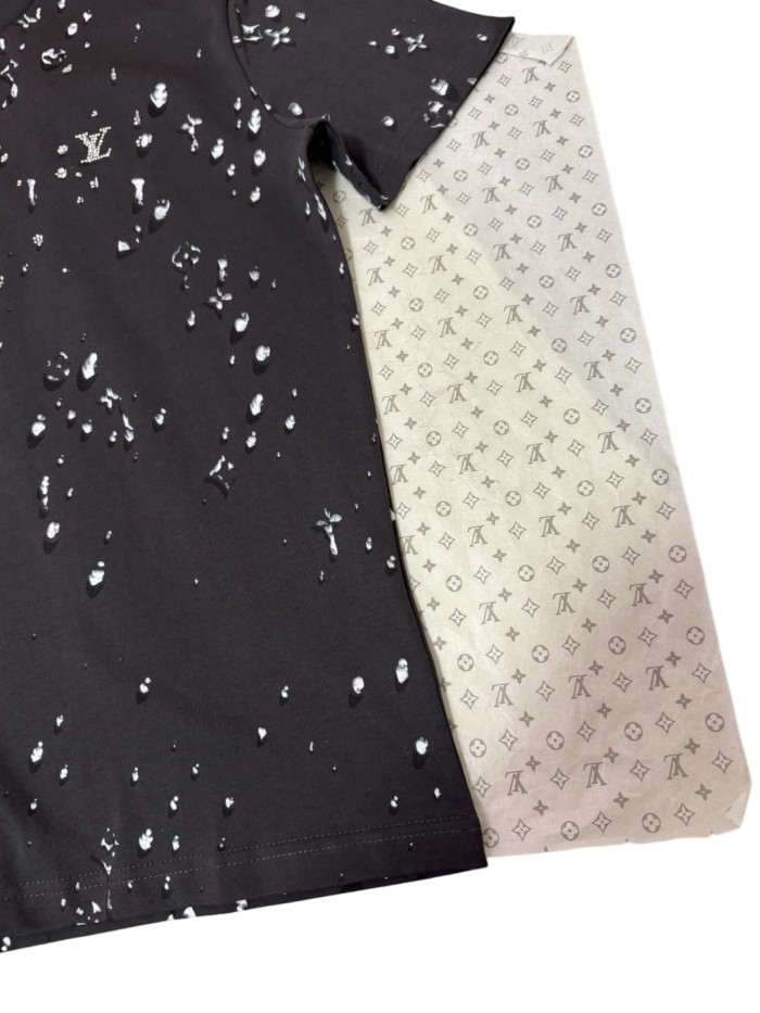 1:1 quality version All-Over Waterdrop Rhinestone Tee 28903017