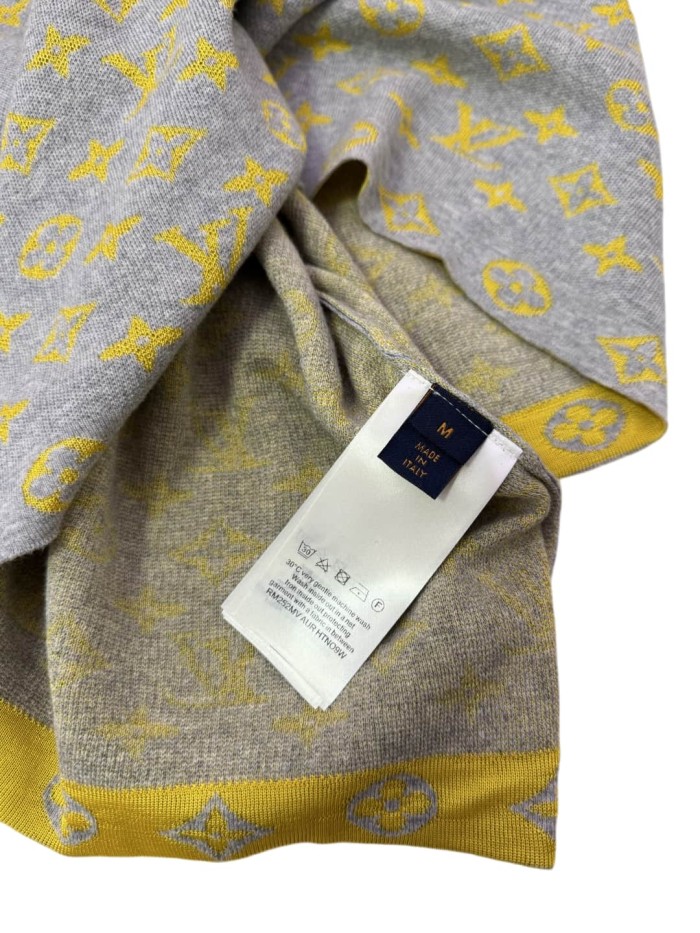 1:1 quality version All-Over Vintage Print Knitted Tee 28903015