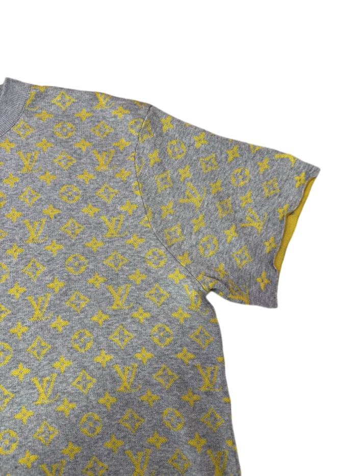 1:1 quality version All-Over Vintage Print Knitted Tee 28903015