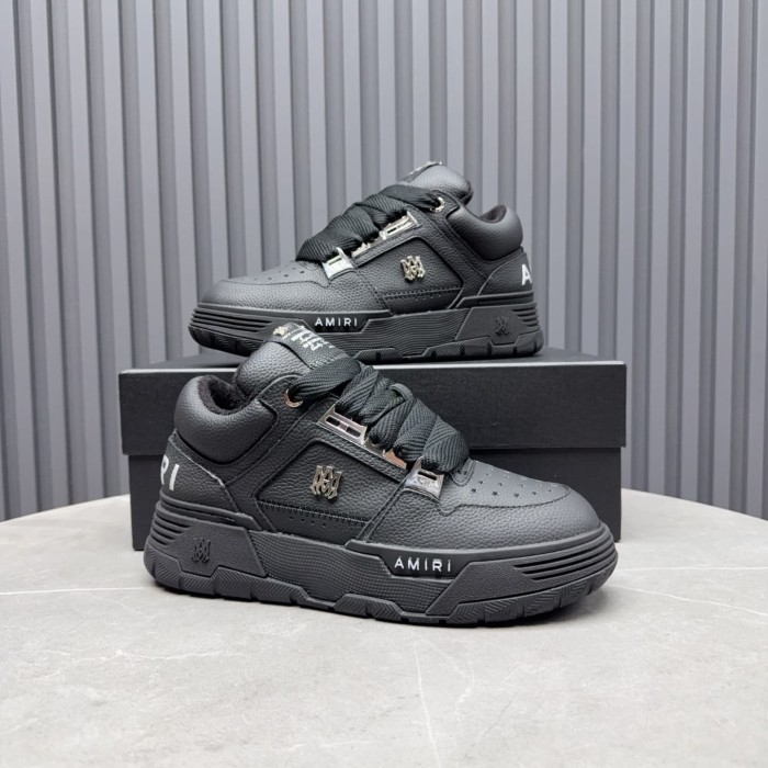 1:1 quality version Metal M Logo All-Black Chunky Bread Sneakers 28927923
