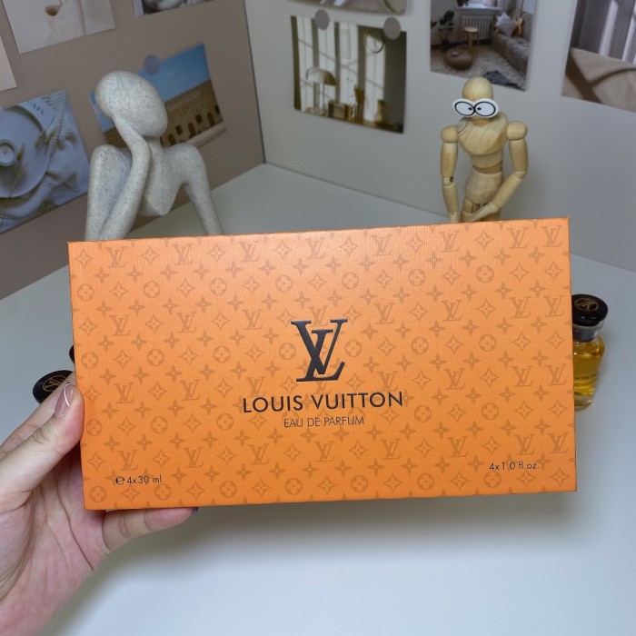 LV Louis Vuitton Mini Perfume Set (4 pieces) with spray heads 28930279