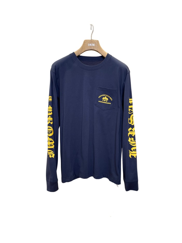 1:1 quality version Cotton Sanskrit Sleeve Detail Crew Neck Long Sleeve T-Shirt 28938200