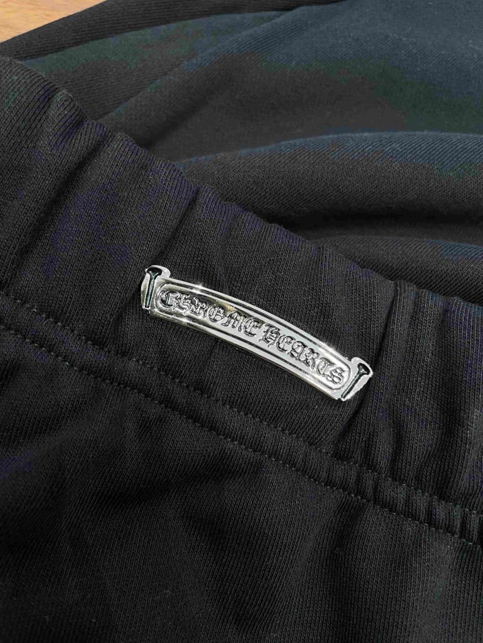 1:1 quality version Sanskrit White Gothic Letter Embroidery Casual Pants 28938257