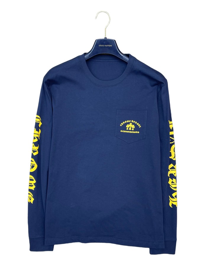 1:1 quality version Cotton Sanskrit Sleeve Detail Crew Neck Long Sleeve T-Shirt 28938200
