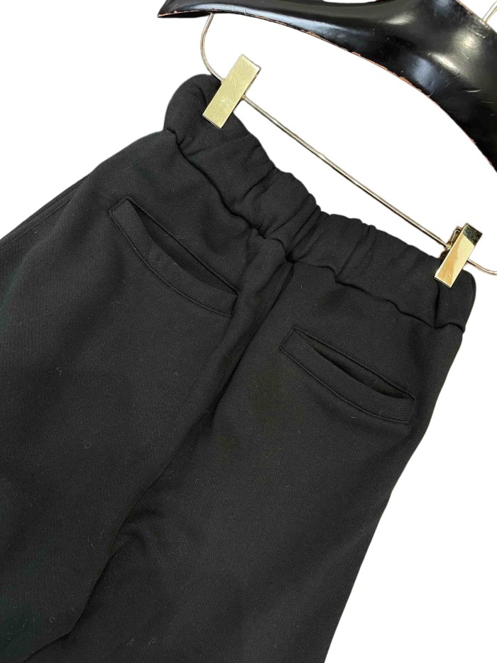 1:1 quality version Cotton French Terry Sanskrit Print Drawstring Casual Pants 28938103