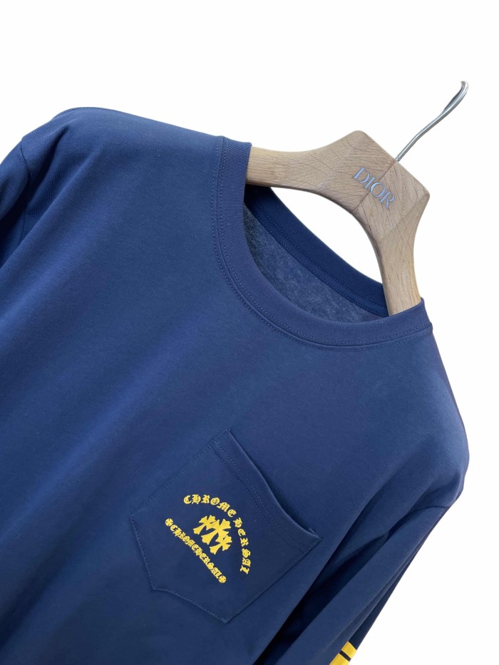 1:1 quality version Cotton Sanskrit Sleeve Detail Crew Neck Long Sleeve T-Shirt 28938200
