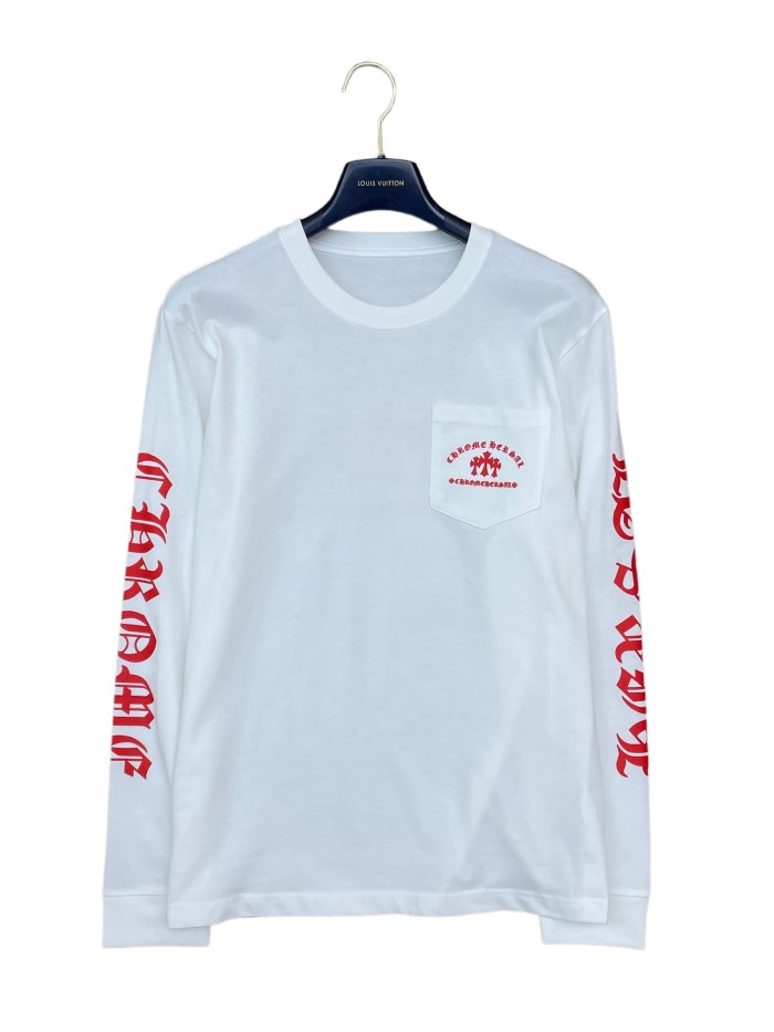 1:1 quality version Cotton Sanskrit Sleeve Detail Crew Neck Long Sleeve T-Shirt 28938200