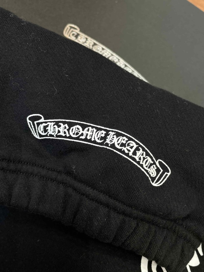 1:1 quality version Cotton French Terry Sanskrit Print Drawstring Casual Pants 28938103