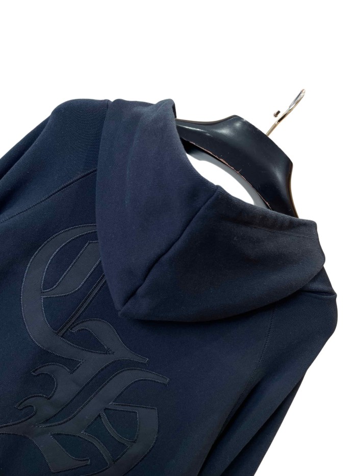 1:1 quality version French Terry Cross Patch 3D Embroidered Hoodie 2 colors 28938242