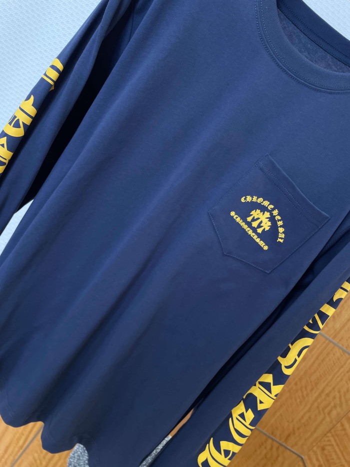 1:1 quality version Cotton Sanskrit Sleeve Detail Crew Neck Long Sleeve T-Shirt 28938200