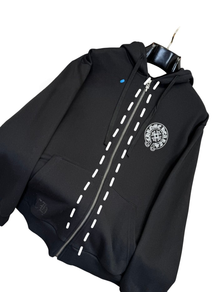 1:1 quality version Rubber Print Zip-Up Hoodie 28938300