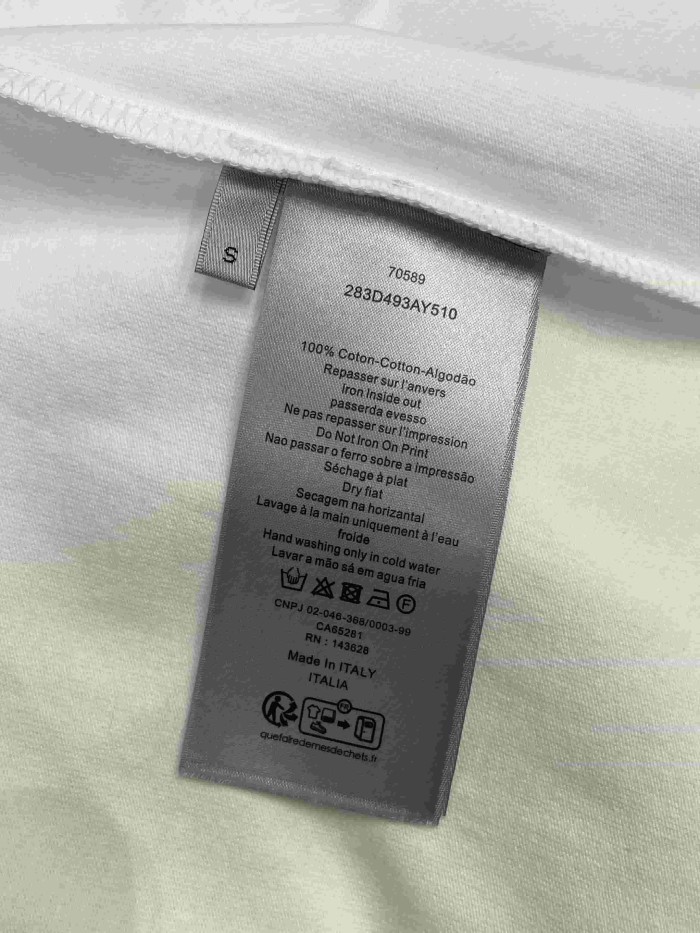 1:1 quality version Letter Logo Crew Neck T-Shirt 4 colors 28961304