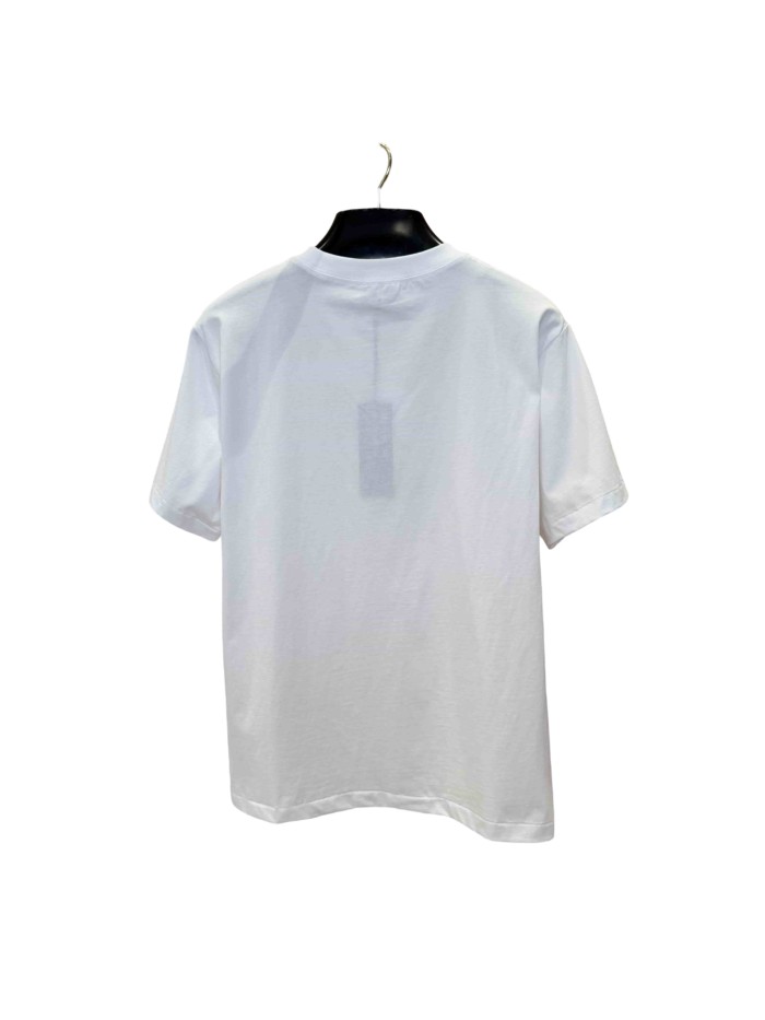 1:1 quality version Chest Logo Crew Neck T-Shirt 2 colors 28960967
