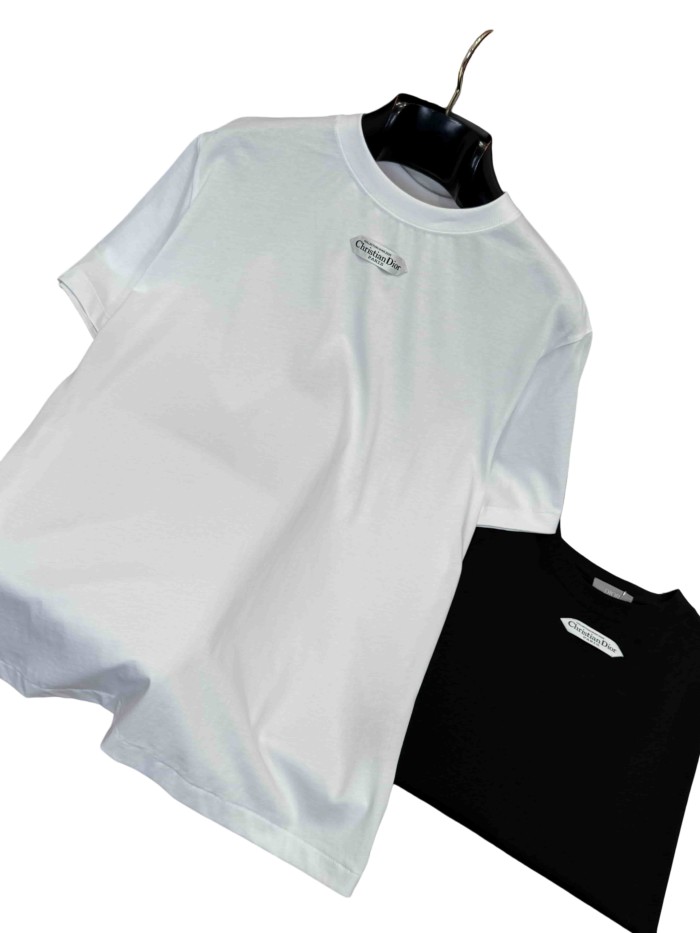 1:1 quality version Chest Logo Crew Neck T-Shirt 2 colors 28960967
