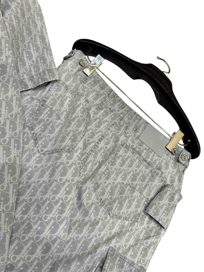 1:1 quality version All-Over Print Jacquard Lapel shirt & shorts set 28961282