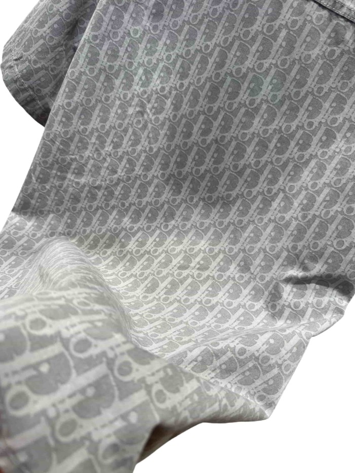 1:1 quality version All-Over Print Jacquard Lapel shirt & shorts set 28961282