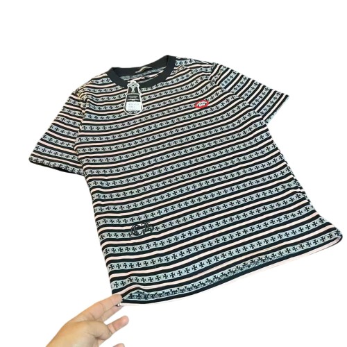 Lips Cross Stripe All Over Print Tee 28961285