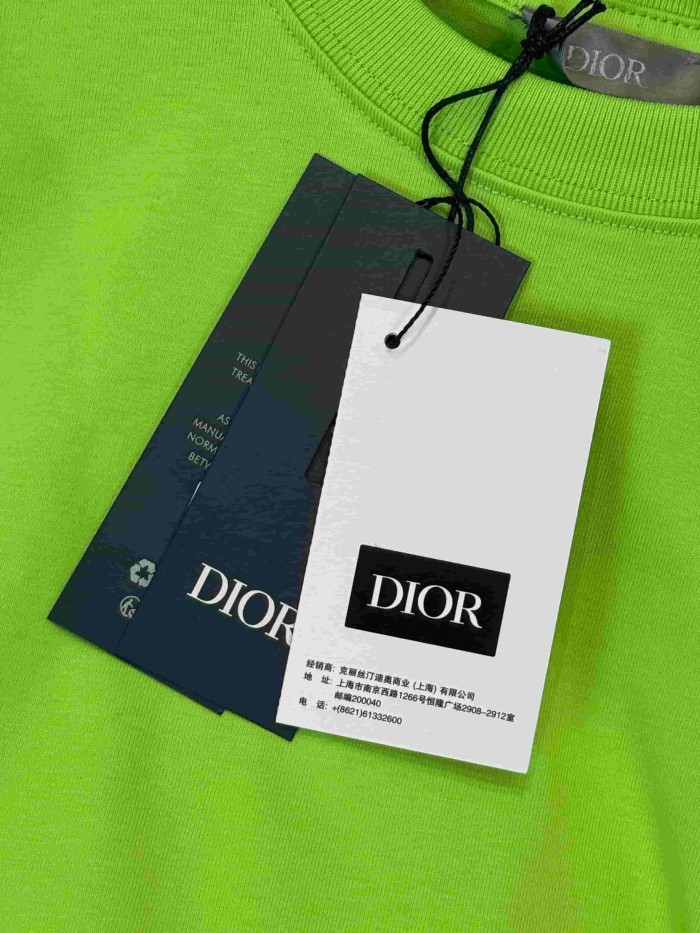 1:1 quality version Logo Embroidered Crew Neck T-shirt 3 colors 28960932