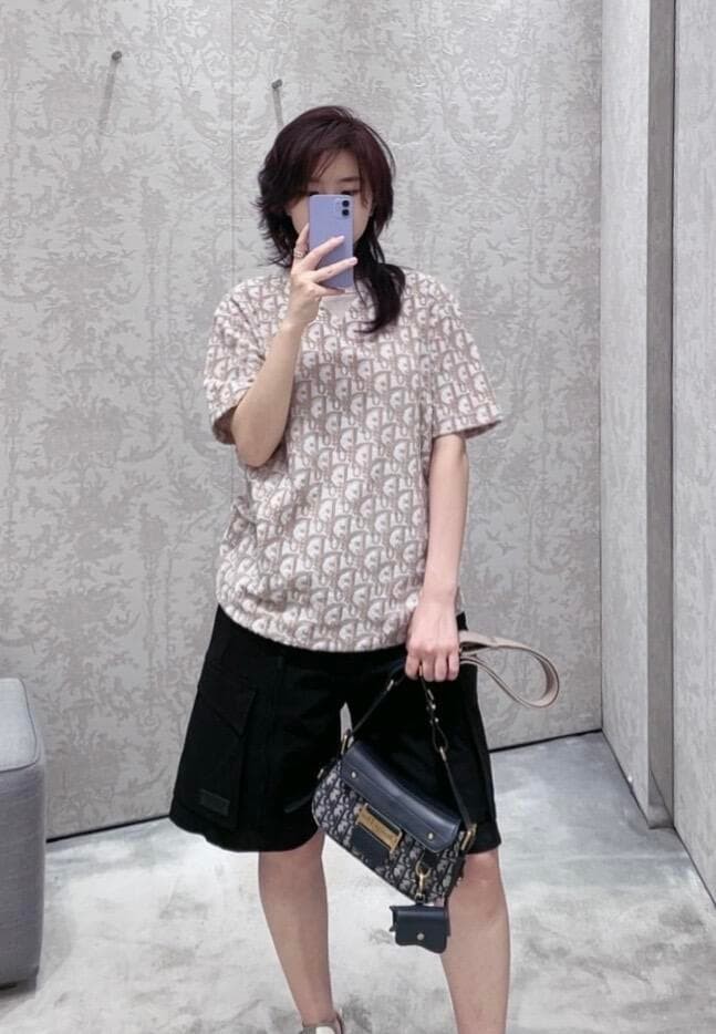1:1 quality version Vintage Print All Over Knit T-shirt 2 colors 28960938