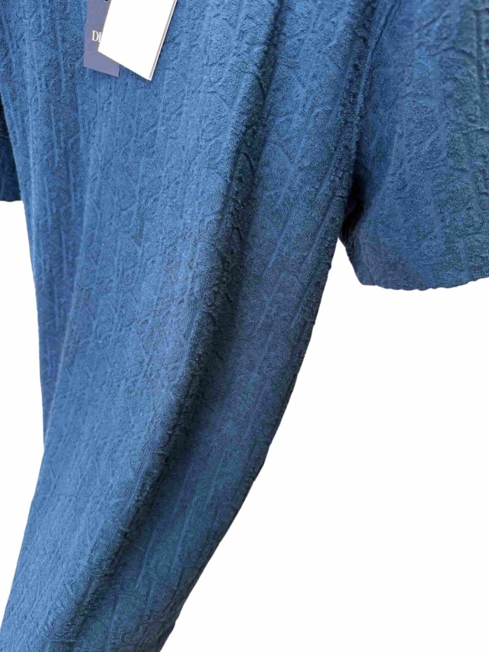 1:1 quality version Embossed Jacquard Cotton T-Shirt 2 colors 28960959