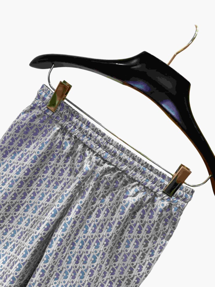 1:1 quality version Blue All-Over Print Taffeta Jacquard Shorts 28961336