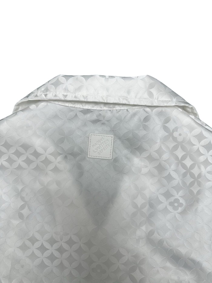 1:1 quality version Monogram Jacquard Logo Shirt 28963861