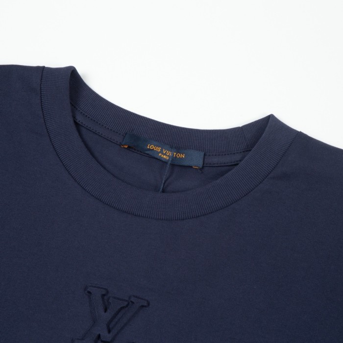 Solid Color Custom 3D Embossed Neck Label T-shirt 6 Colors 28963801