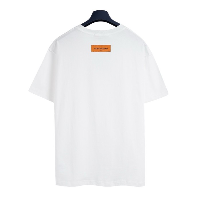 Solid Color Custom 3D Embossed Neck Label T-shirt 6 Colors 28963801