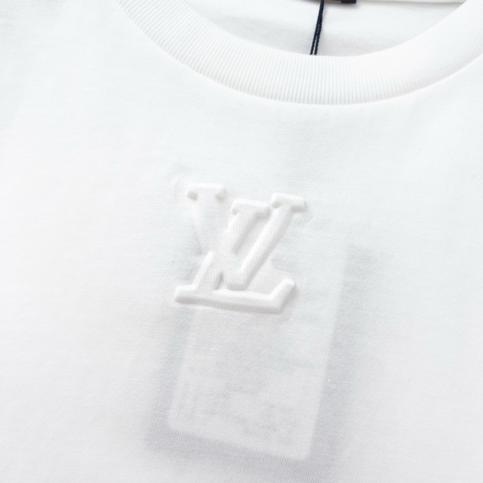 Solid Color Custom 3D Embossed Neck Label T-shirt 6 Colors 28963801