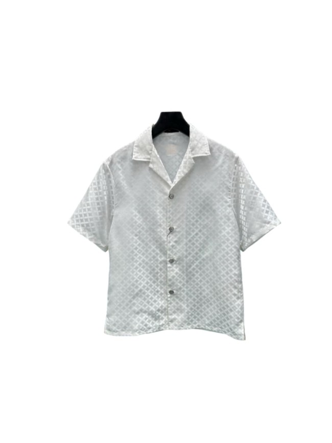 1:1 quality version Monogram Jacquard Logo Shirt 28963861