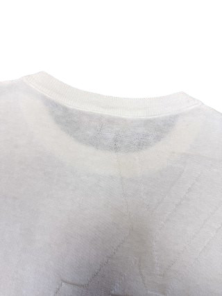 1:1 quality version Solid Color Jacquard Crew Neck Knitted T-shirt 28963874