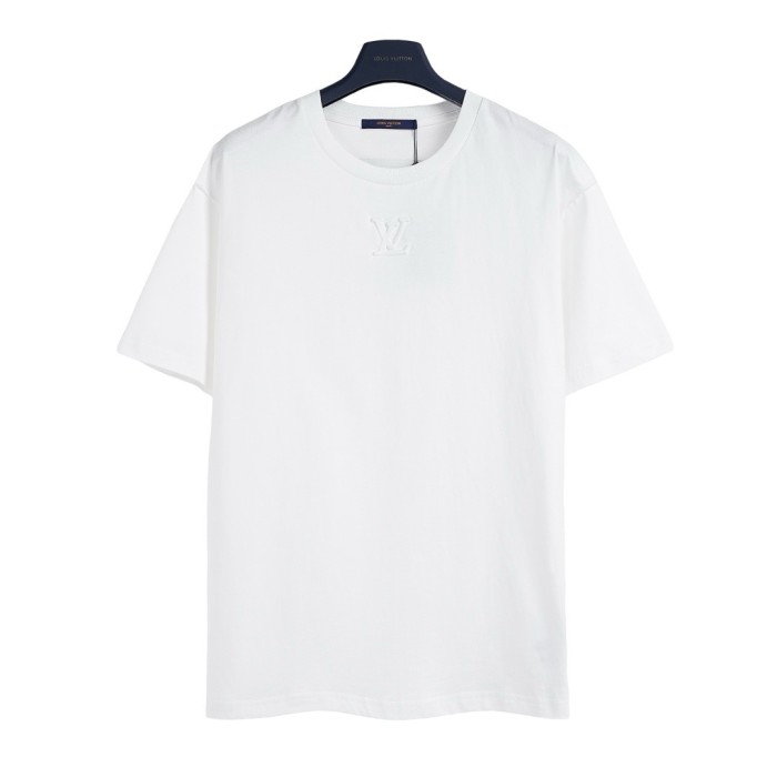 Solid Color Custom 3D Embossed Neck Label T-shirt 6 Colors 28963801