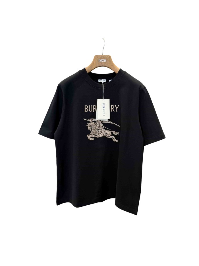1:1 quality version  equestrian knight emblem embroidered T-shirt 2 colors 28966859