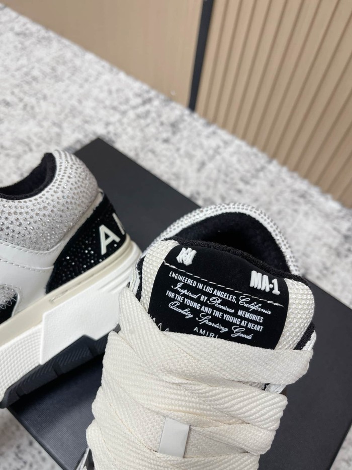 1:1 quality version Colorblocking full rhinestone low top thick bottom sneakers 8 colors 27632830