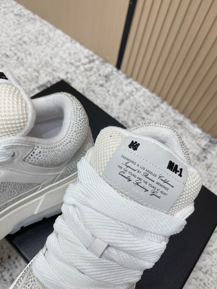 1:1 quality version Colorblocking full rhinestone low top thick bottom sneakers 8 colors 27632830