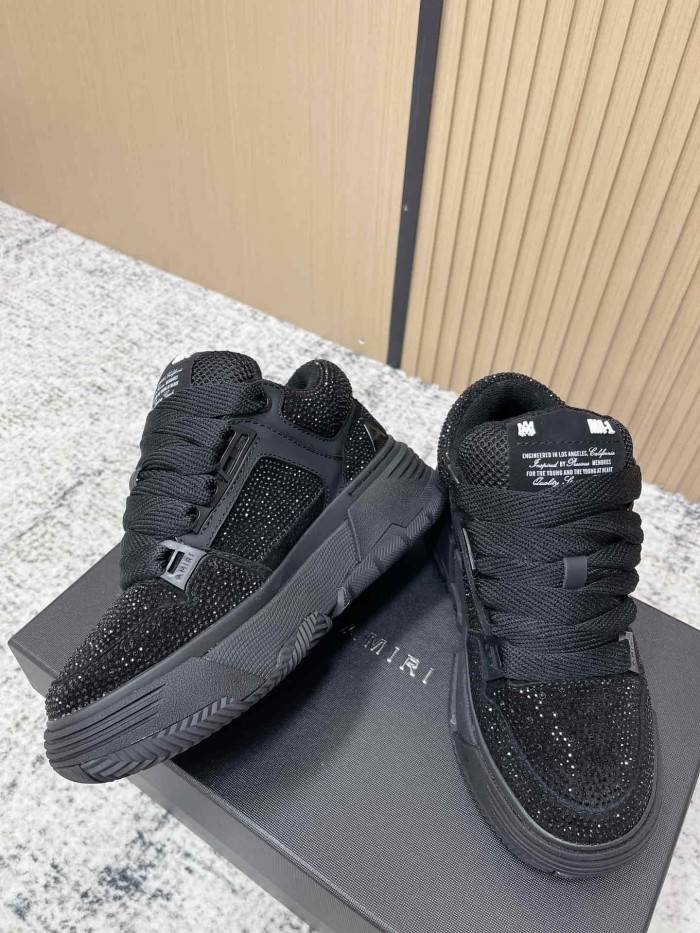 1:1 quality version Colorblocking full rhinestone low top thick bottom sneakers 8 colors 27632830