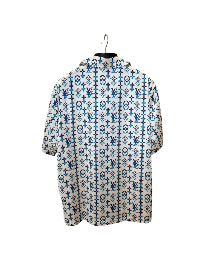1:1 quality version Classic All-Over Print Mulberry Silk Shirt 28968068