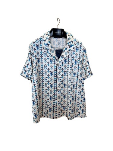 1:1 quality version Classic All-Over Print Mulberry Silk Shirt 28968068