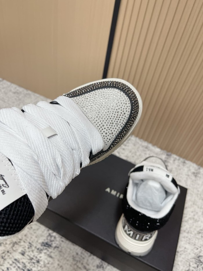 1:1 quality version Colorblocking full rhinestone low top thick bottom sneakers 8 colors 27632830
