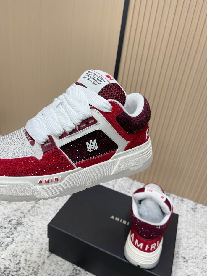 1:1 quality version Colorblocking full rhinestone low top thick bottom sneakers 8 colors 27632830