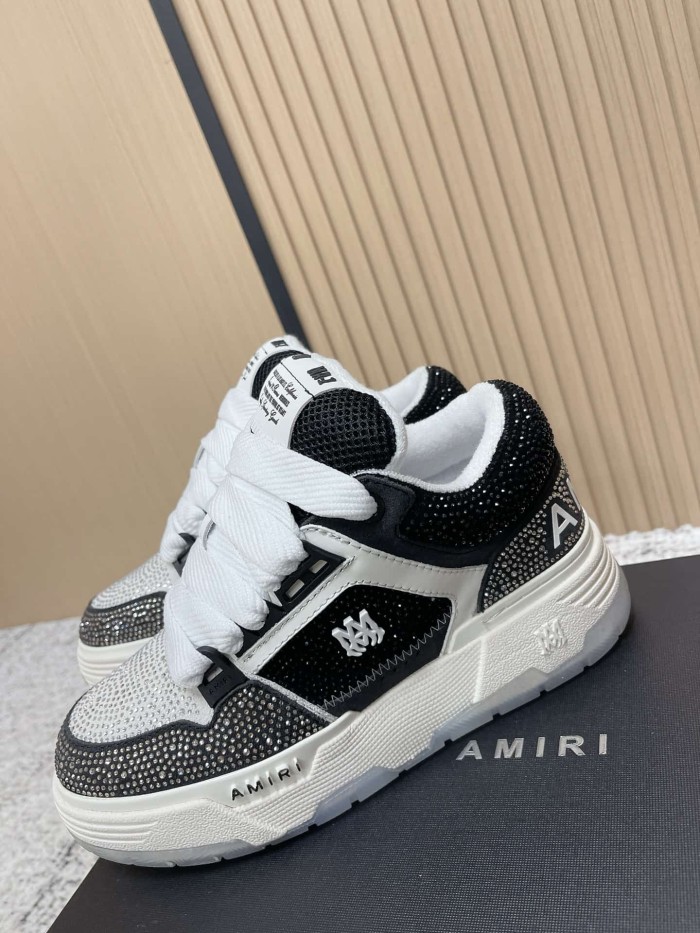 1:1 quality version Colorblocking full rhinestone low top thick bottom sneakers 8 colors 27632830