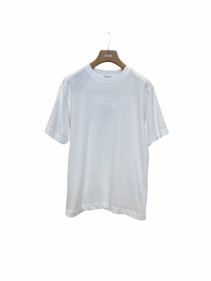1:1 quality version  Embroidered letter T-shirt 2 colors 28967599
